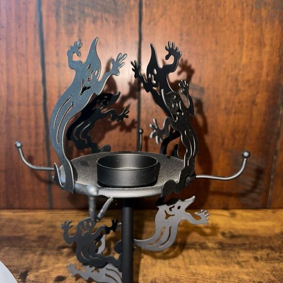 Partylite Vintage‎ Halloween Shadowdancers Ghost CANDLE Tea Light Lamp EUC - Picture 3 of 5